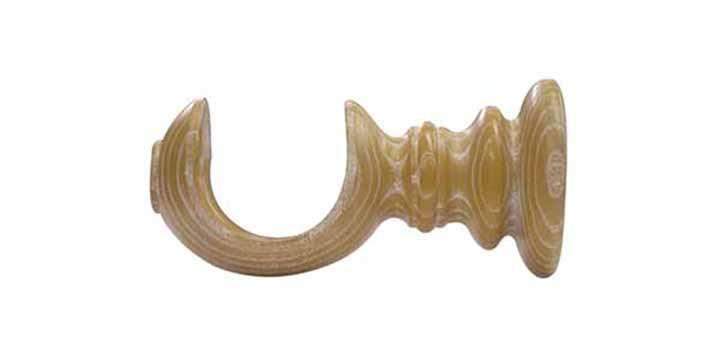Jones Oakham 50mm Honey Curtain Pole Ball Finial - Curtain Poles Emporium