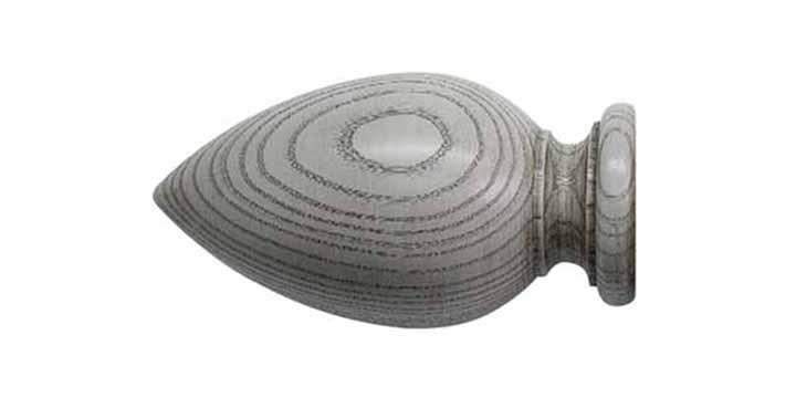 Jones Oakham 50mm Dove Curtain Pole Cone Finial - Curtain Poles Emporium