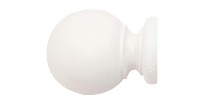 Jones Florentine 50mm Cotton Curtain Pole Plain Ball Finial - Curtain Poles Emporium