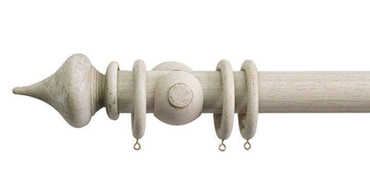 Jones Florentine 50mm Putty Curtain Pole Minaret Finial - Curtain Poles Emporium
