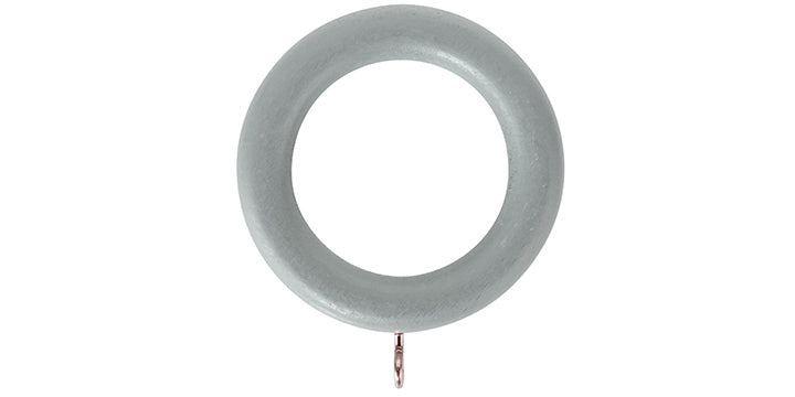 Hallis Honister 35mm Pale Slate Wooden Curtain Pole - Curtain Poles Emporium