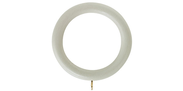 Hallis Honister 50mm French Grey Curtain Pole Rings (Pack 4) - Curtain Poles Emporium
