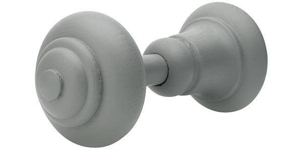 Hallis Honister Pale Slate Wooden Large Holdback (Each) - Curtain Poles Emporium