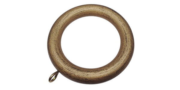 Integra Masterpiece 50mm Black Gold Extra Curtain Pole Rings - Curtain Poles Emporium