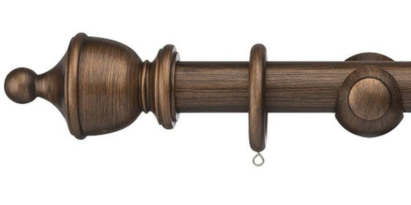 Integra Masterpiece Collection Burnished Bronze 35mm Curtain Pole Urn Finial - Curtain Poles Emporium