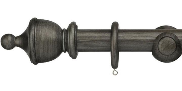 Integra Masterpiece Pewter 50mm Curtain Pole Urn Finial - Curtain Poles Emporium