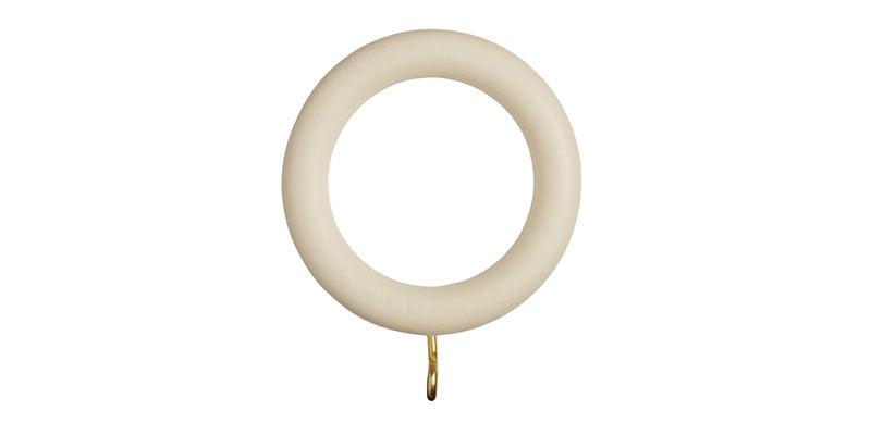 Hallis Museum 35mm Antique White Curtain Pole Vienna Finial