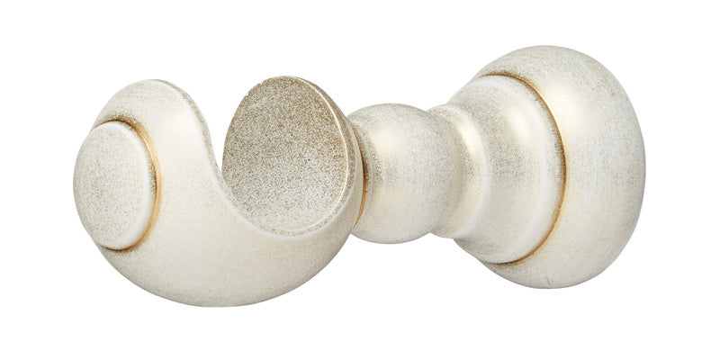 Hallis Museum 35mm Cream and Gold Curtain Pole Vienna Finial