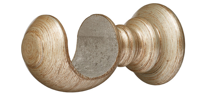 Hallis Museum 55mm Curtain Pole Antique Silver Parham Finial