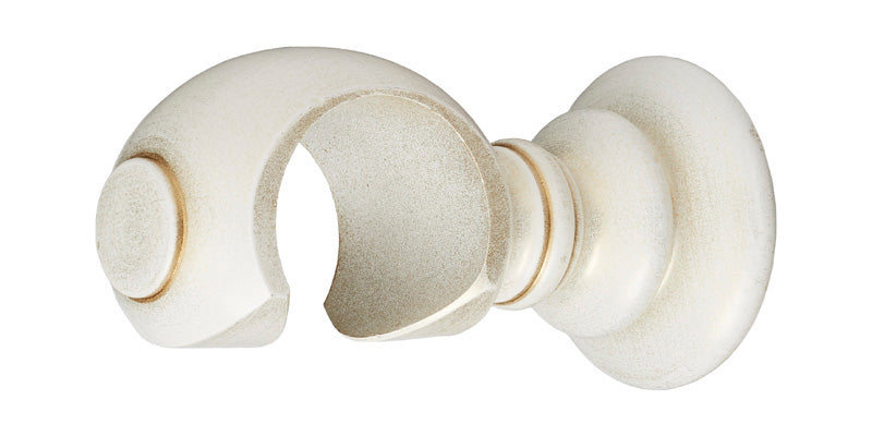 Hallis Museum 55mm Curtain Pole Cream Gold Vienna Finial