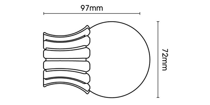 Integra Masterpiece Collection Pewter 35mm Curtain Pole Elizibethan Orb Finial - Curtain Poles Emporium