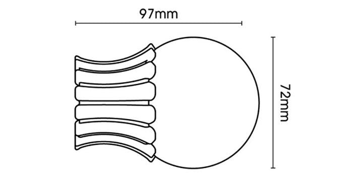 Integra Masterpiece Ornate Pewter 35mm Curtain Pole Elizibethan Orb Finial - Curtain Poles Emporium