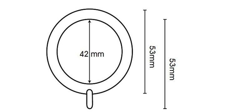 Hallis Neo Premium 28mm Stainless Steel Effect Curtain Pole Wired Barrel Finial - Curtain Poles Emporium