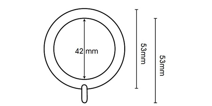 Hallis Neo Premium 28mm Stainless Steel Effect Curtain Pole Teardrop Clear Finial - Curtain Poles Emporium