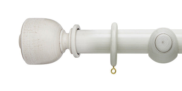 Hallis Hudson Origins 45mm Tulip Urn Wooden Curtain Pole