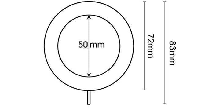 Swish Romantica Paper White 35mm Curtain Pole Ball Finial - Curtain Poles Emporium