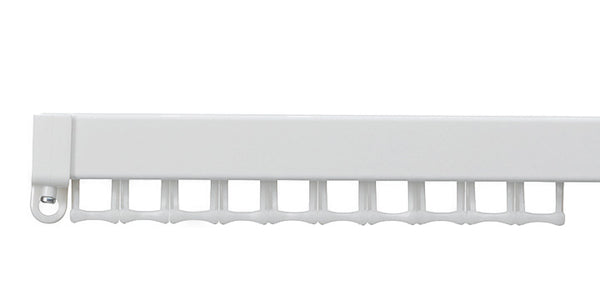 Silent Gliss 1280 White Hand Drawn Curtain Track - Curtain Poles Emporium