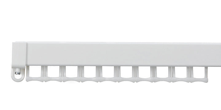 Silent Gliss 1280 White Hand Drawn Curtain Track - Curtain Poles Emporium