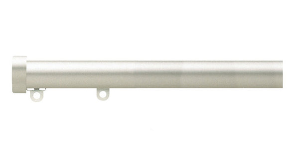 Silent Gliss Metropole 23mm Silver Stud End Finial