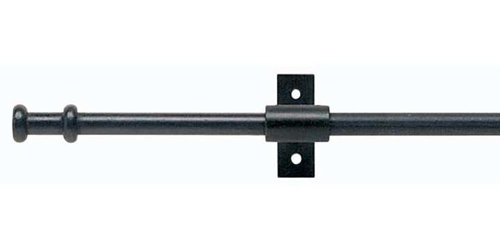 Hallis Hudson Artisan Black Wrought Iron 12mm Curtain Pole Stopper Finial - Curtain Poles Emporium