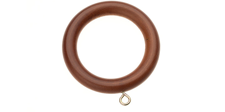 Swish Naturals 35mm Chestnut Wooden Curtain Pole Ball Finial - Curtain Poles Emporium
