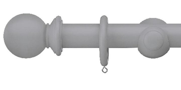 Swish Romantica Pebble 28mm Curtain Pole Ball Finial - Curtain Poles Emporium