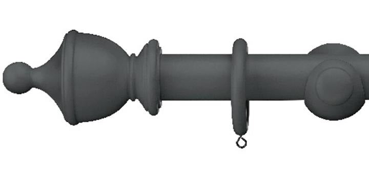 Swish Romantica Cobble Stone 35mm Curtain Pole Urn Finial - Curtain Poles Emporium