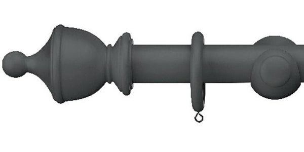 Swish Romantica Cobble Stone 35mm Curtain Pole Urn Finial - Curtain Poles Emporium