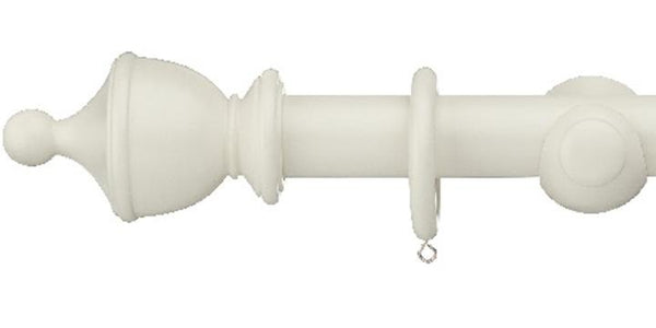 Swish Romantica Pannacotta 35mm Curtain Pole Urn Finial - Curtain Poles Emporium