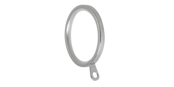 Swish Soho Chrome 28mm Extra Curtain Pole Rings (Pack 6 or 12) - Curtain Poles Emporium