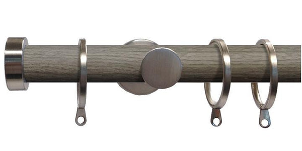 Swish Soho 28mm Jazz Satin Steel Metal Curtain Pole Stud Finial - Curtain Poles Emporium