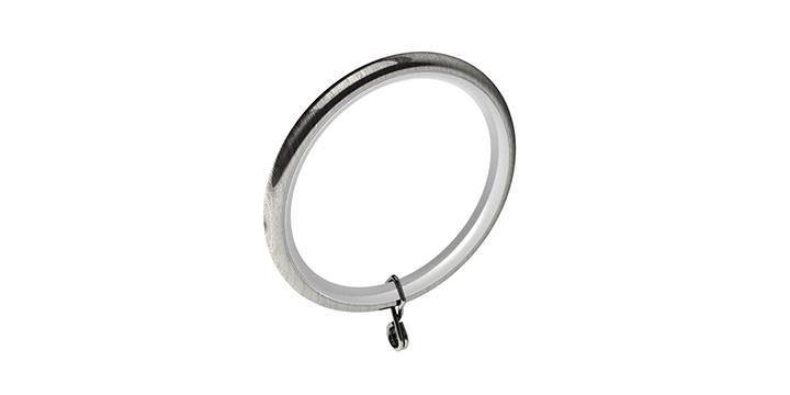 Swish Elements 35mm Satin Steel Spare Curtain Rings - Curtain Poles Emporium
