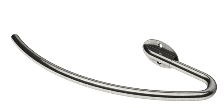 Swish Design Studio Satin Steel Holdbacks (Set 2) - Curtain Poles Emporium