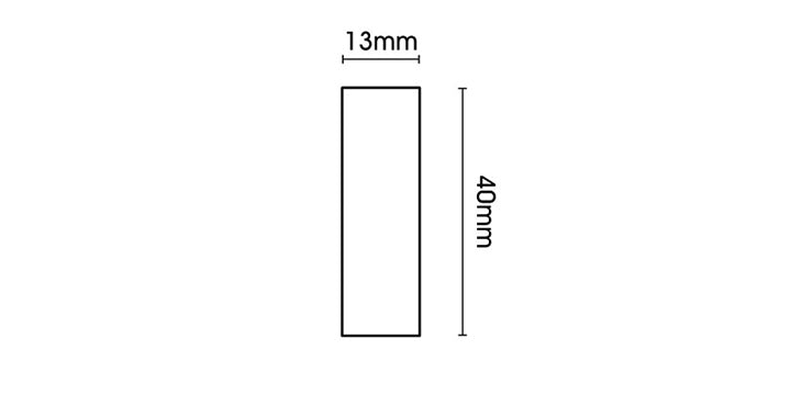 Swish Soho 28mm Funk Satin Steel Metal Curtain Pole Stud Finial - Curtain Poles Emporium