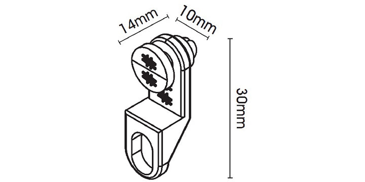 Swish Supreme White Metal Corded Curtain Track - Curtain Poles Emporium