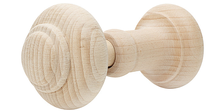 Hallis Unfinished Wooden Small Holdback (Each) - Curtain Poles Emporium