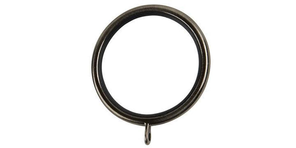 Hallis Galleria 50mm Brushed Silver Spare Rings - Curtain Poles Emporium