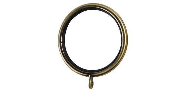 Hallis Galleria 50mm Burnished Brass Spare Rings - Curtain Poles Emporium