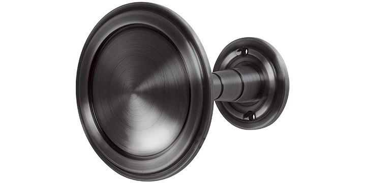 Hallis Galleria Black Nickel Curtain Holdback - Curtain Poles Emporium