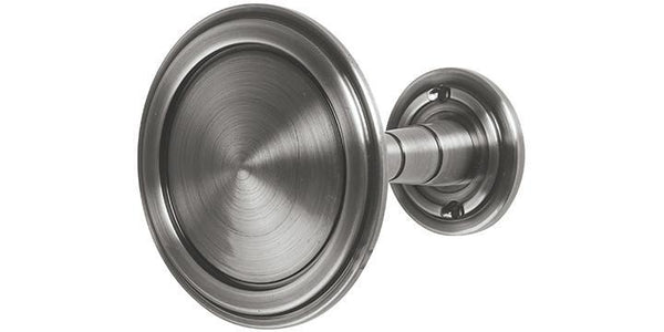 Hallis Galleria Brushed Silver Curtain Holdback - Curtain Poles Emporium