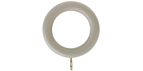 Hallis Honister 28mm Cafe Latte Curtain Pole Rings - Curtain Poles Emporium