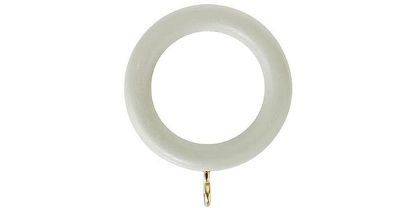Hallis Honister 28mm French Grey Curtain Pole Rings - Curtain Poles Emporium