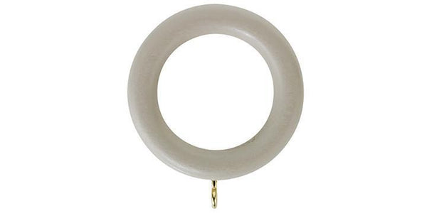 Hallis Honister 35mm Cafe Latte Curtain Pole Rings (Pack 4) - Curtain Poles Emporium