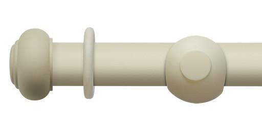 Hallis Modern Country 45mm Pearl Curtain Pole Button Finial - Curtain Poles Emporium