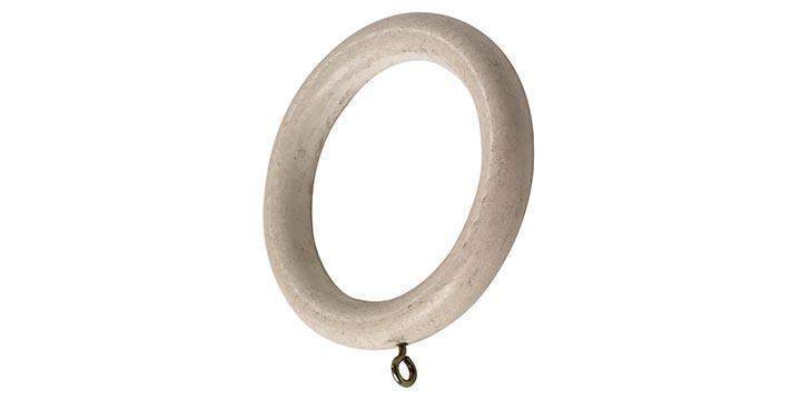 Hallis Modern Country 45mm Spare Rings Brushed Ivory - Curtain Poles Emporium