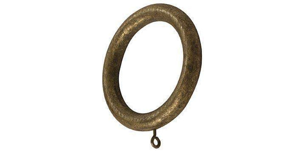 Hallis Modern Country 45mm Spare Rings Gold-Black - Curtain Poles Emporium