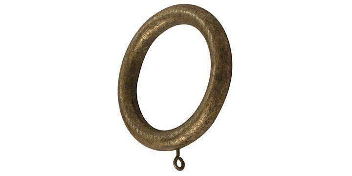 Hallis Modern Country 45mm Spare Rings Gold-Black - Curtain Poles Emporium