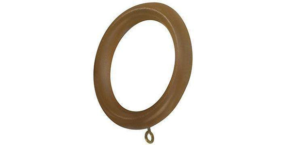 Hallis Modern Country 45mm Spare Rings Light Oak - Curtain Poles Emporium