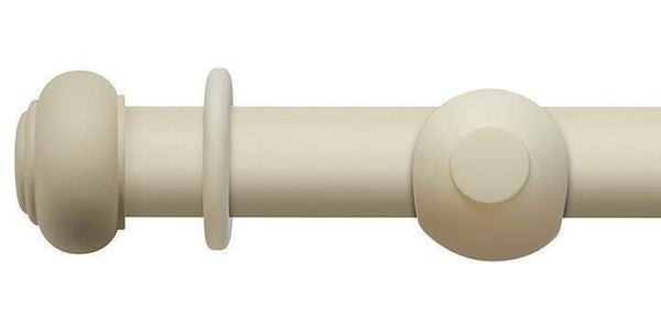 Hallis Modern Country 55mm Pearl Pole Button Finial - Curtain Poles Emporium