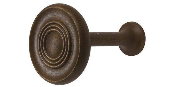 Hallis Modern Country Dark Oak Wooden Holdback - Curtain Poles Emporium